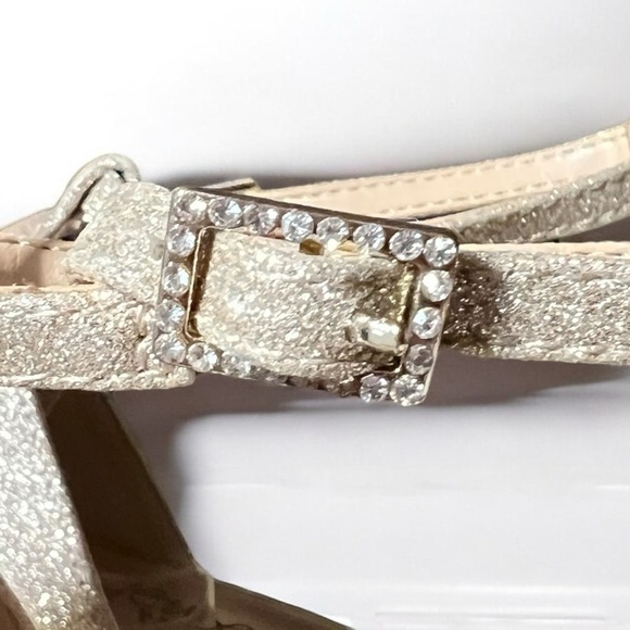 🌻NEW Jewel Badgley Sparkly "Giada" Mischka Platform Heels Size 8 - Picture 4 of 10